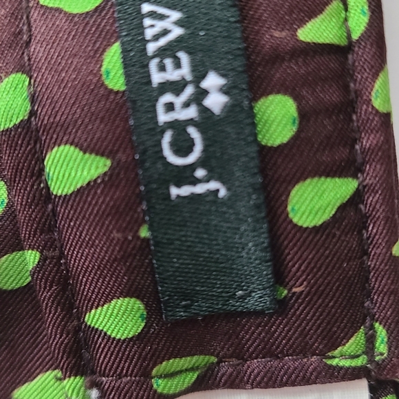 J.‎ Crew 100% Silk belt Brown green size s m - Picture 6 of 6